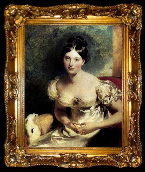 framed  Sir Thomas Lawrence Margaret, Countess of Blessington, ta009-2